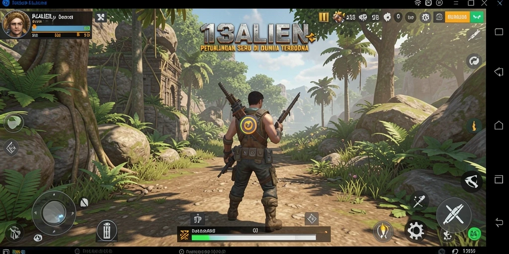 Tampilan gameplay seru di dunia terbuka 138ALIEN.