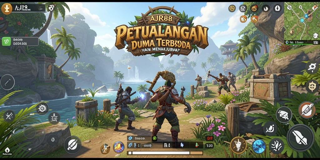 Tangkapan layar AJR88 menampilkan aksi gameplay yang seru di dunia terbuka.