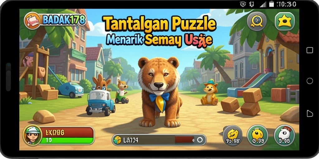 Tampilan gameplay <strong>BADAK178</strong> yang menggugah selera bermain puzzle.