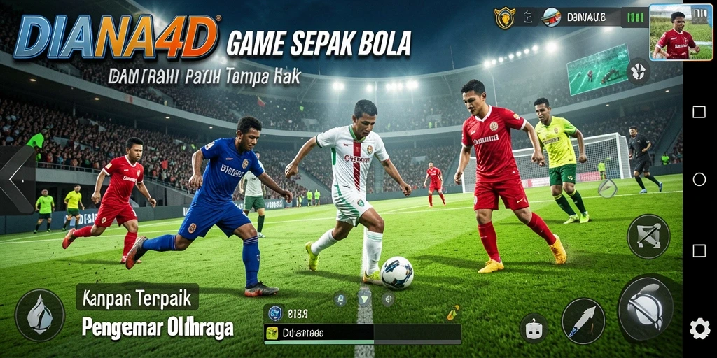 Tampilan gameplay DIANA4D yang penuh aksi di lapangan.
