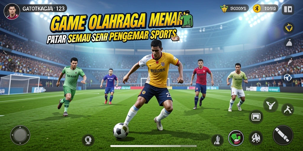 Screenshot utama GATOTKACA123 menampilkan gameplay seru dalam versi olahraga.