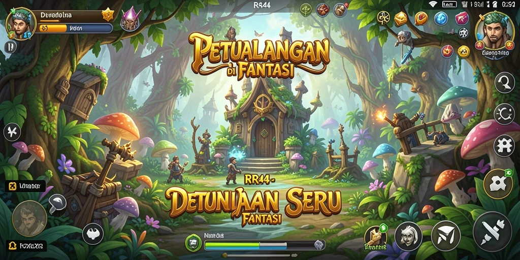 Screenshot gameplay menampilkan aksi seru dalam petualangan RR44.