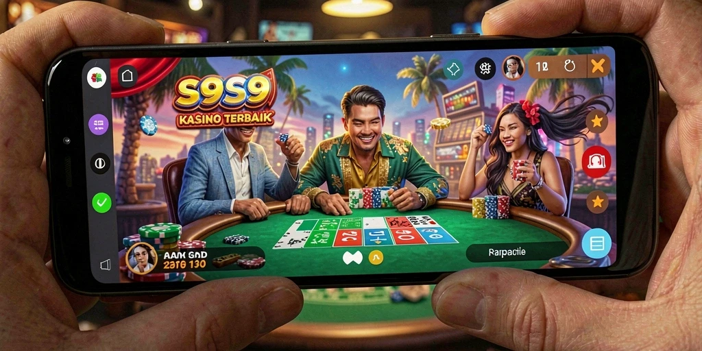 Tangkapan layar utama dari gameplay seru S9S9 di kasino.